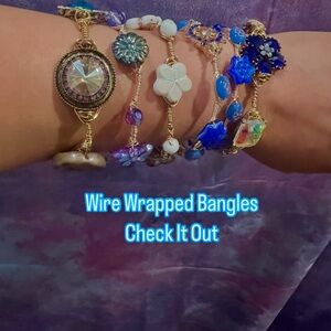 Custom Wire Wrapped Bracelets/Bangles
